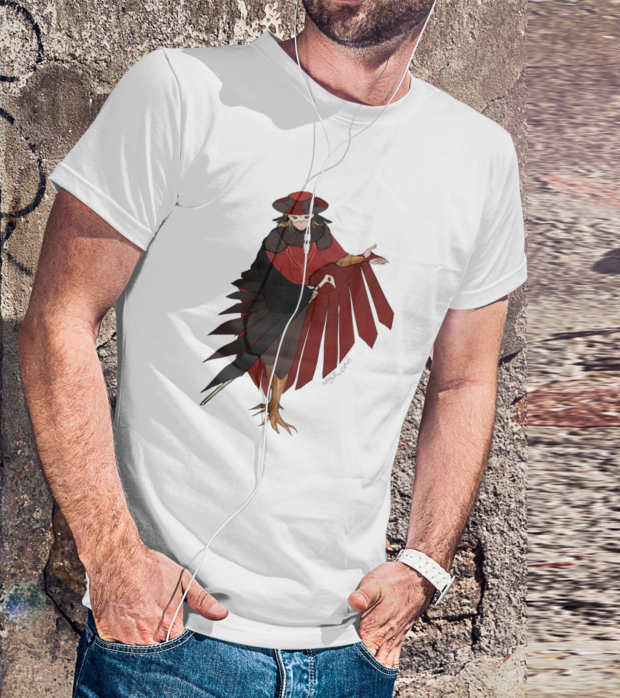 Wolfythewitch Philza Red Raven Aesthetic Fan T-Shirt
