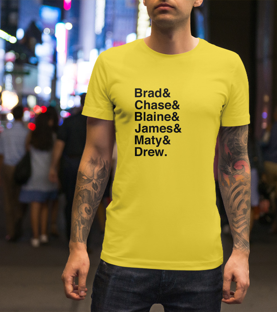 Brad Chase Blaine James Maty Drew 573 Tees Collaboration T-Shirt