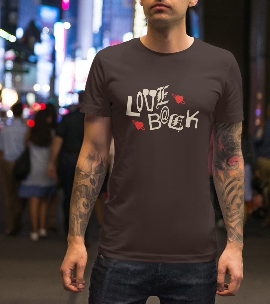 Why Don't We Merch Love Back Cupid Hearts T-Shirt