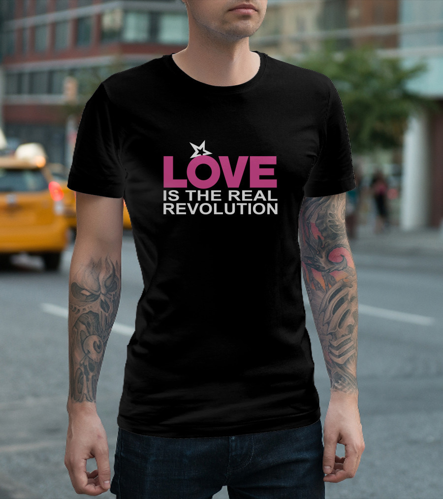 Alessia Pancotti Love Is The Real Revolution Star T-Shirt