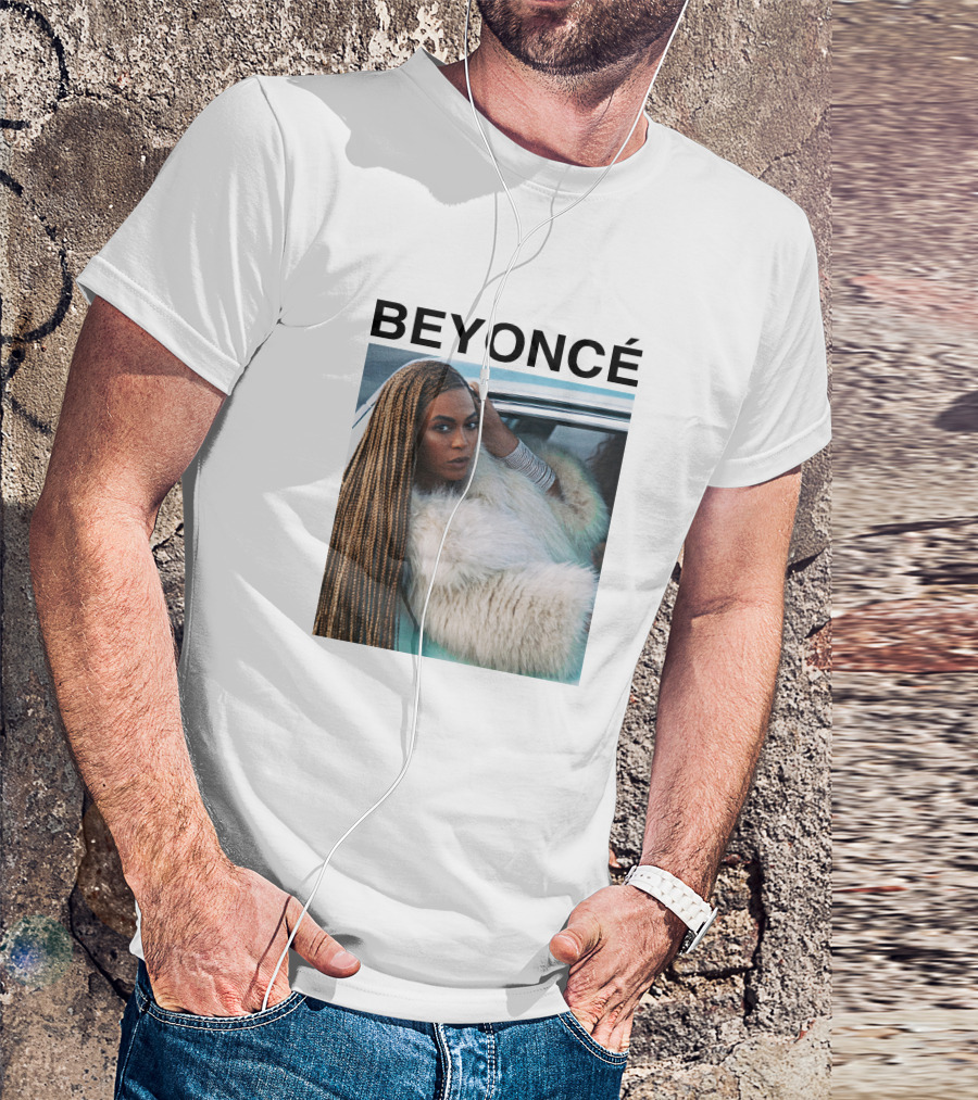 Beyoncé In Fur Coat Looking Powerful T-Shirt