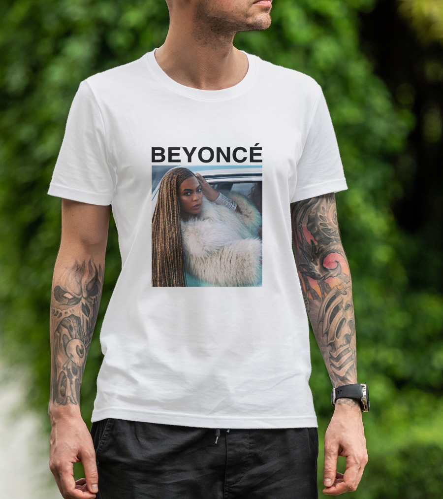 Beyoncé In Fur Coat Looking Powerful T-Shirt