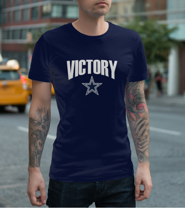 Dallas Cowboys Ezekiel Elliott Victory Star T-Shirt