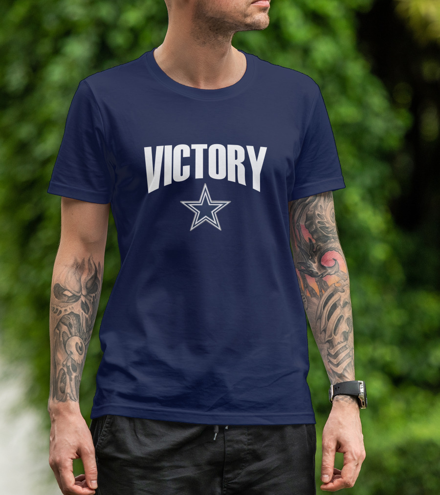 Dallas Cowboys Ezekiel Elliott Victory Star T-Shirt