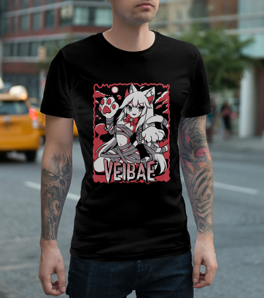 Lyn Veibae Halloween Paws Vtuber T-Shirt