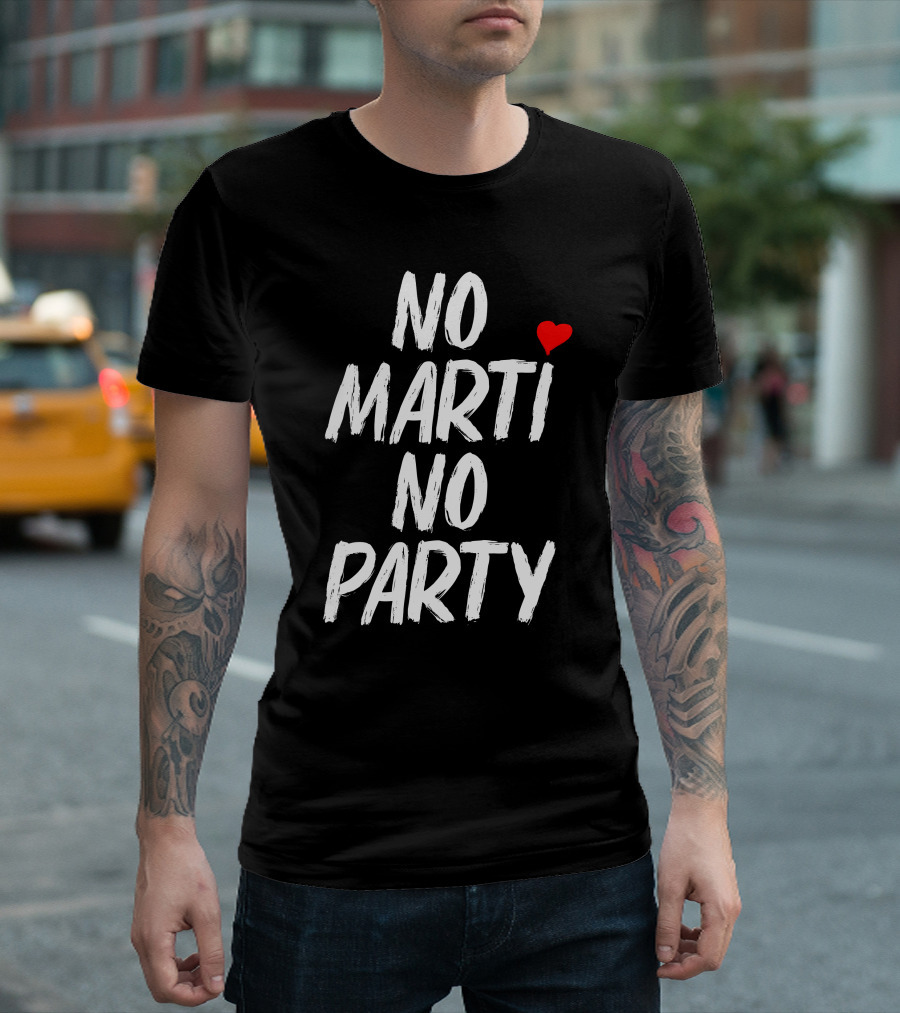 No Marti No Party Marti Pellow Reveals New T-Shirt