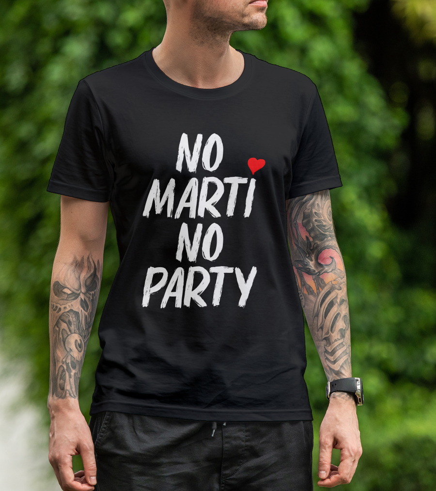 No Marti No Party Marti Pellow Reveals New T-Shirt