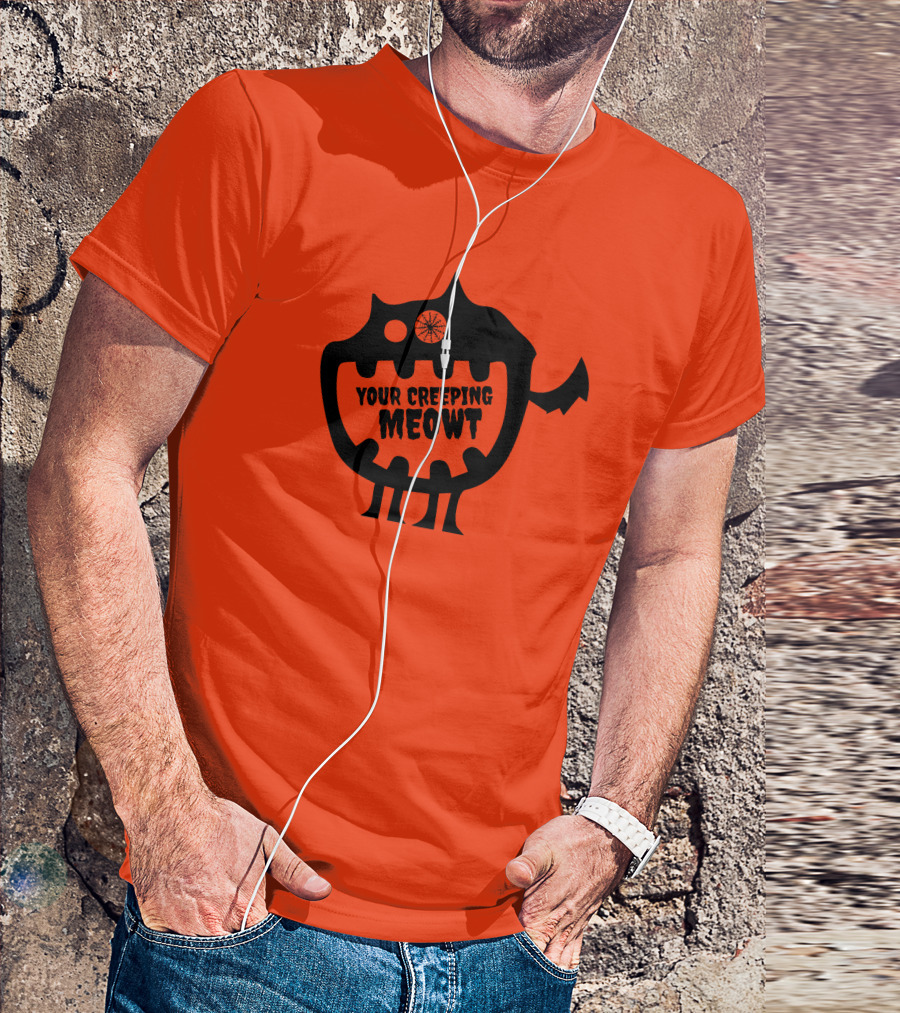 Funcky Designs Your Creeping Meowt Cat T-Shirt