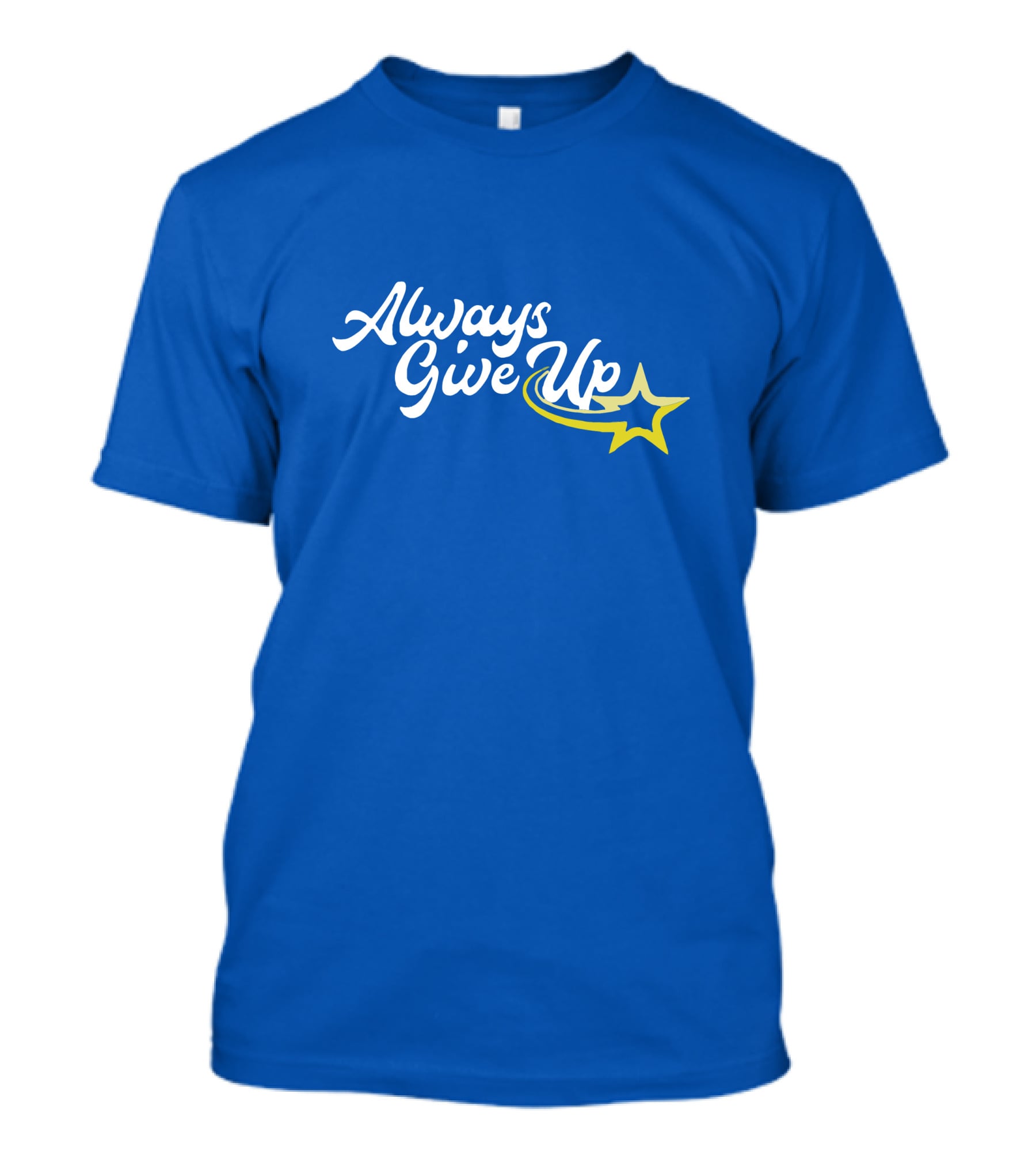 Always Give Up 2.0 Shooting Star Blue T-Shirt