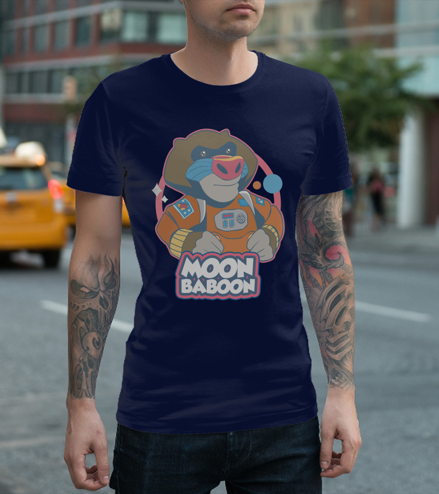 Moon Baboon It Takes Two Space Adventure T-Shirt