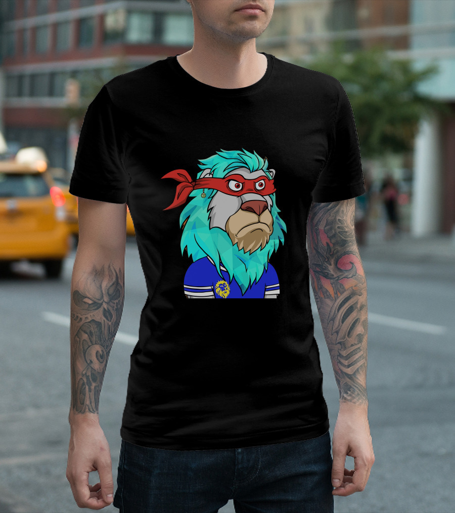 Chris Maddern 6621 Lazy Lions Ninja Opensea Bungalows T-Shirt