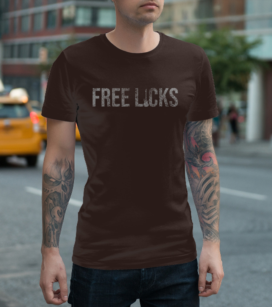 Free Licks Chris Evans Guitar Caption T-Shirt