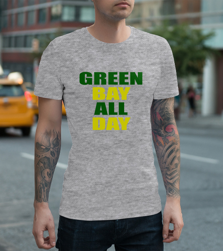 Green Bay All Day Packers Fan Edition Sam 2 Point Oh T-Shirt