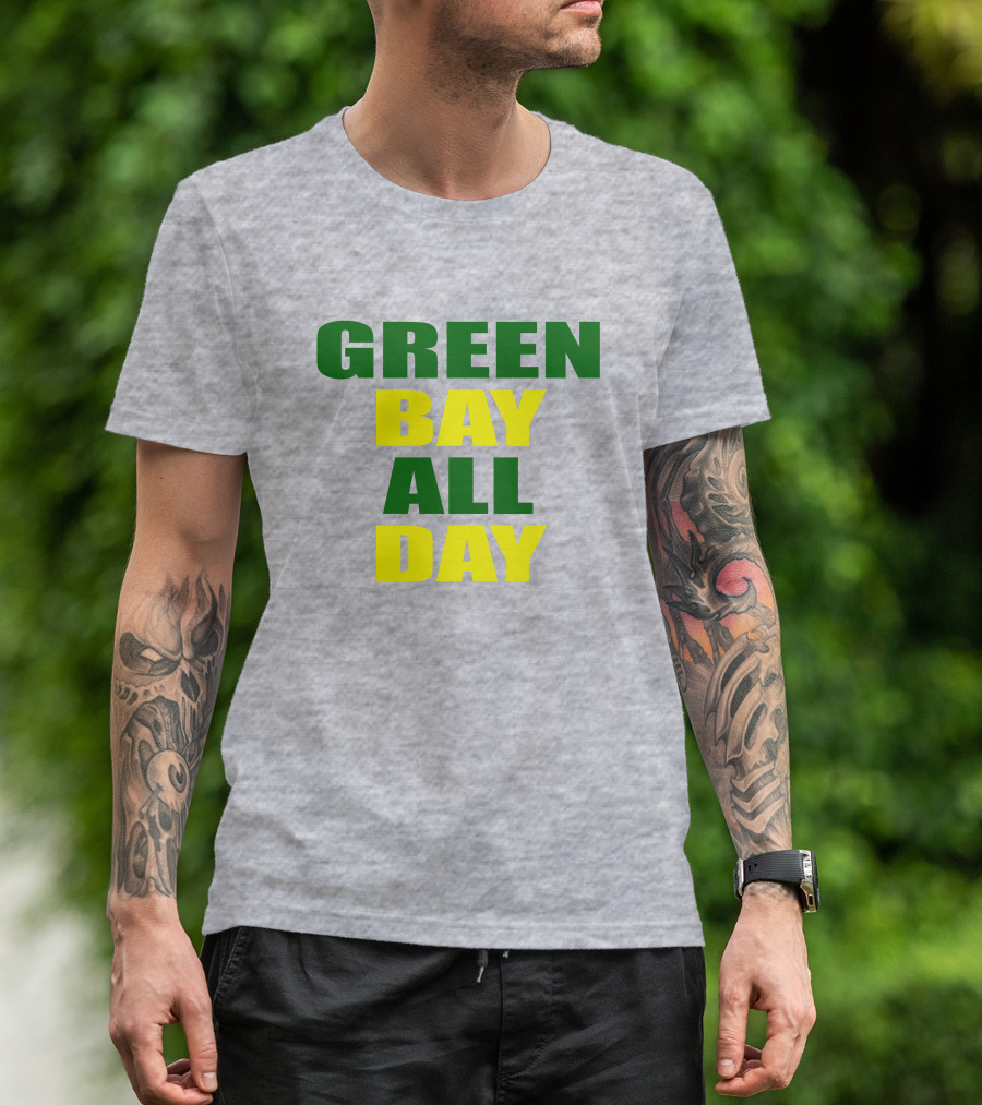 Green Bay All Day Packers Fan Edition Sam 2 Point Oh T-Shirt
