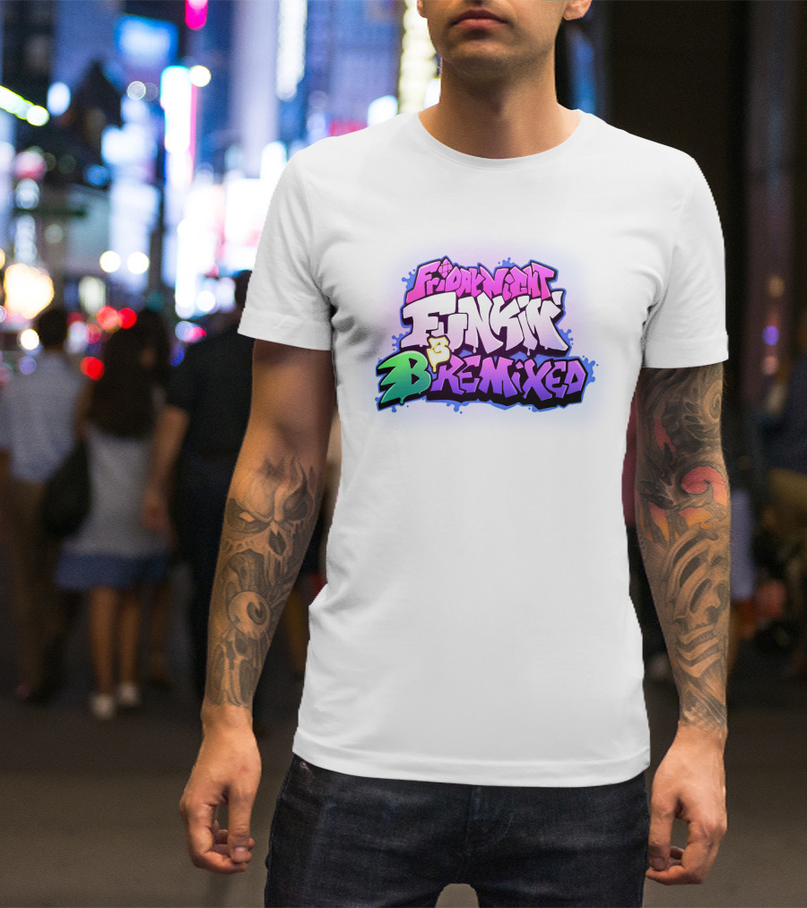 Friday Night Funkin B3 Remixed B3FNF T-Shirt