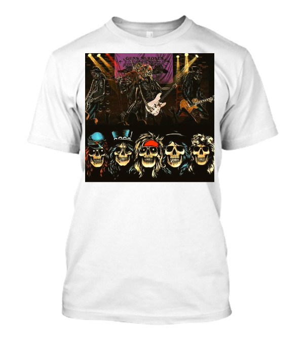 Guns N' Roses Live Skull Band T-Shirt