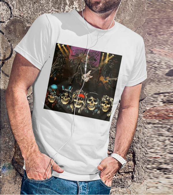 Guns N' Roses Live Skull Band T-Shirt