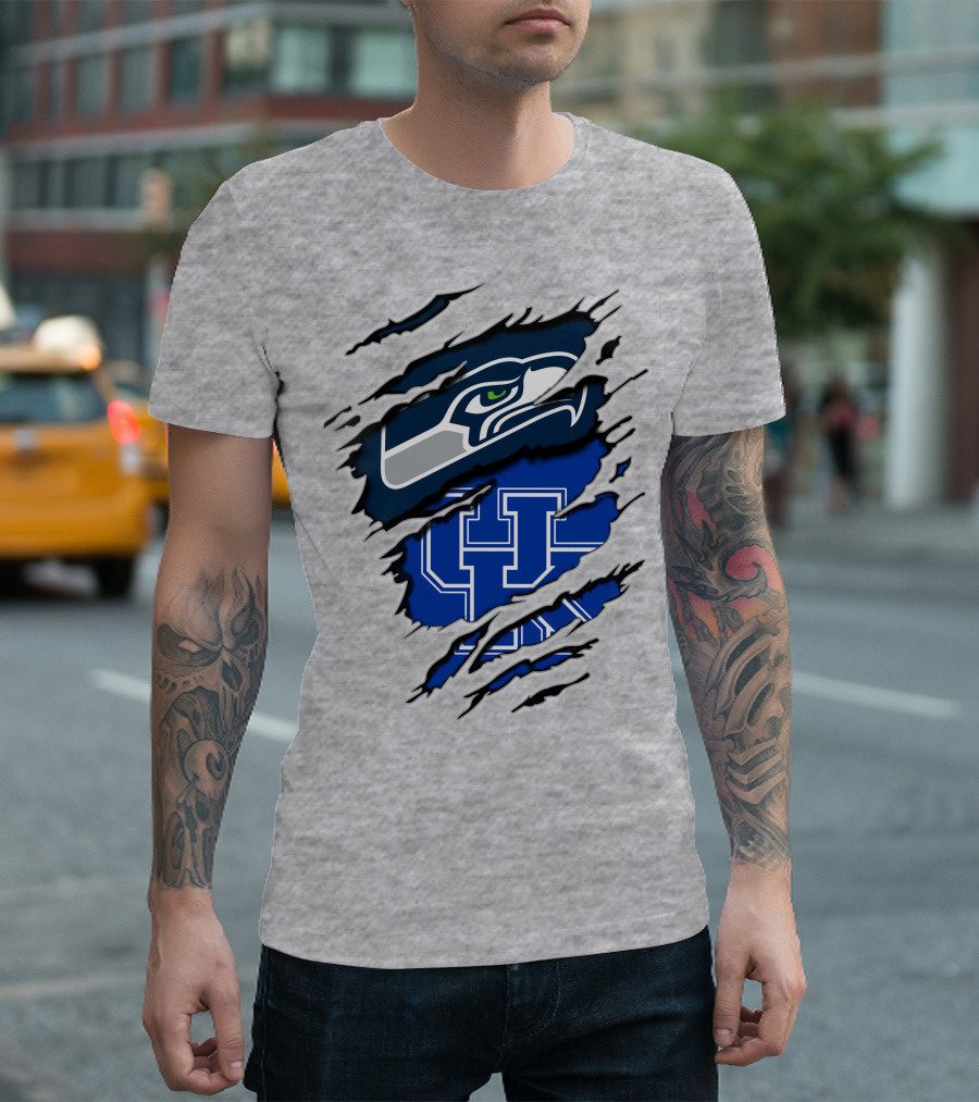 Seahawks UK Logo Fusion T-Shirt
