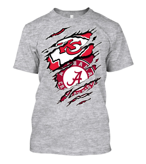 Kansas City Chiefs Alabama Crimson Tide T-Shirt