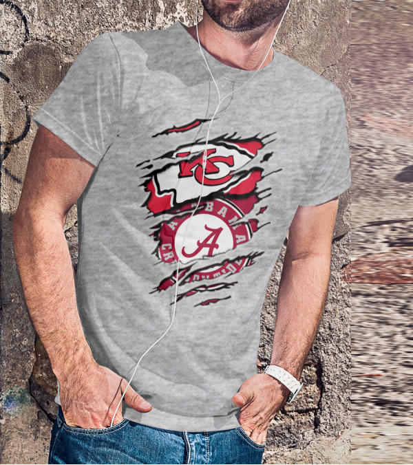 Kansas City Chiefs Alabama Crimson Tide T-Shirt