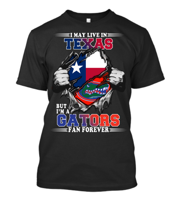 Texas Gators Fan Forever State Pride Combo T-Shirt