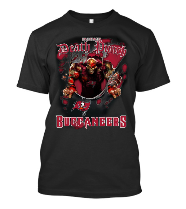 Five Finger Death Punch Buccaneers Tampa Bay Nfl Harley Davidson Motorcycle Biker T-Shirt