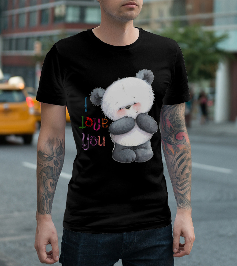 I Love You Panda T-Shirt