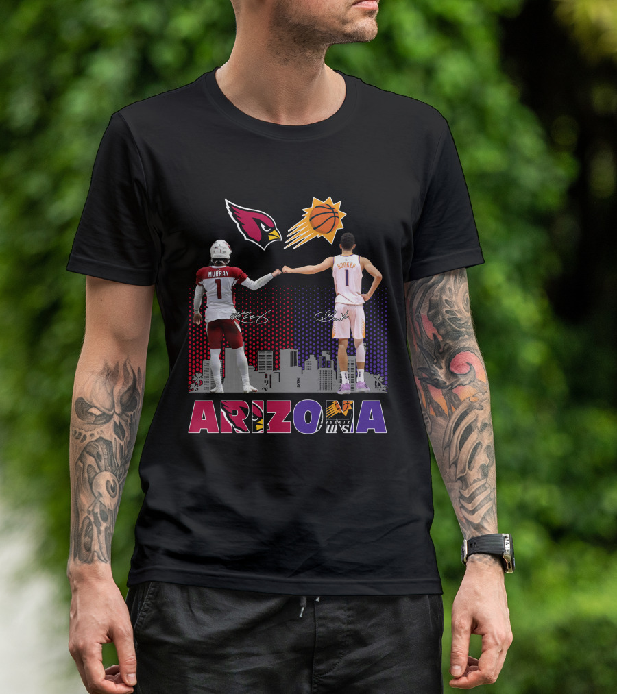 Arizona Cardinals Suns Murray Booker T-Shirt