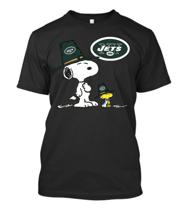 Jets Snoopy New York Football Team Fan T-Shirt