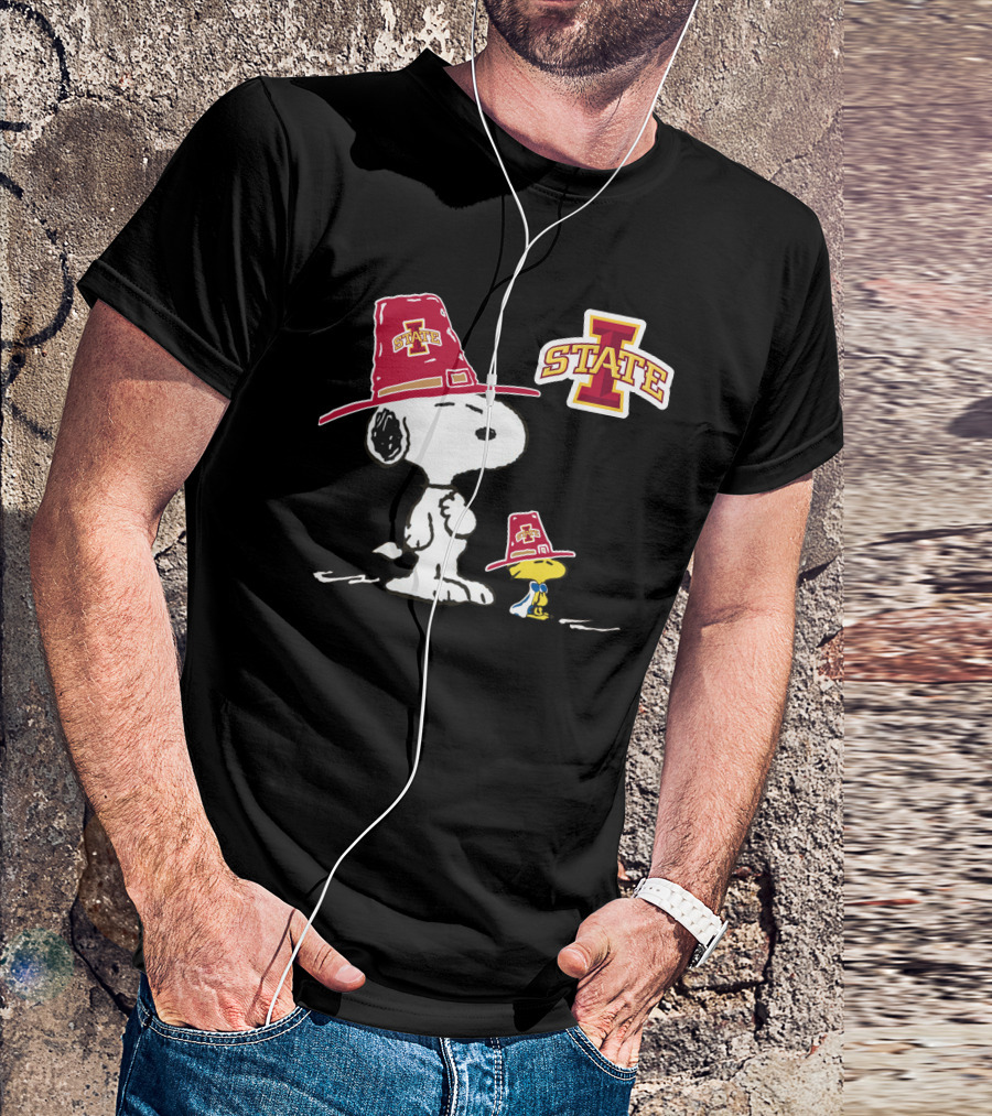 Iowa State Cyclones Snoopy Woodstock State I T-Shirt