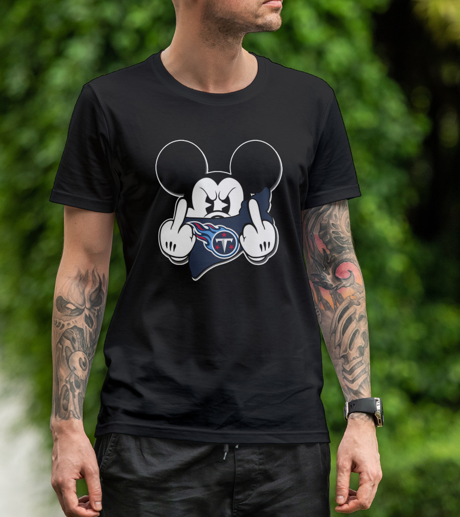 Mickey Mouse Tennessee Titans Crossover T-Shirt