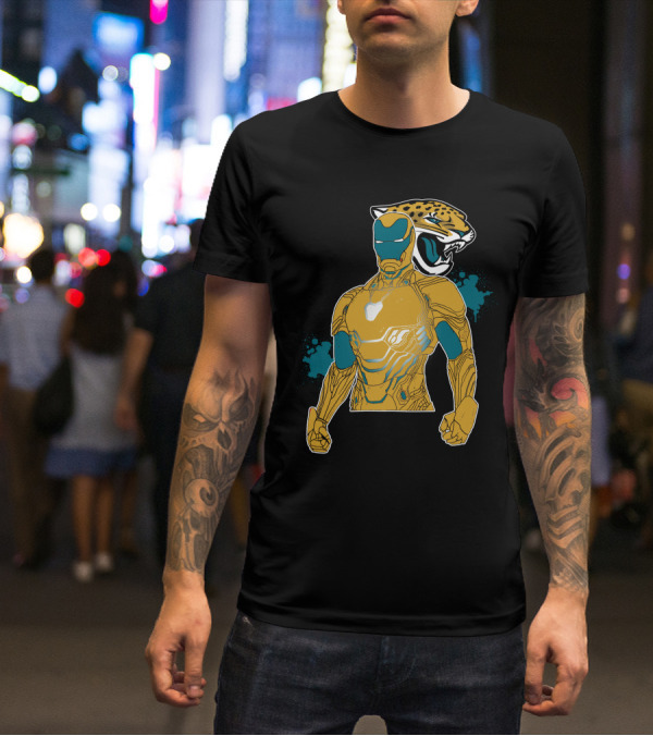 Iron Man Jaguars Crossover T-Shirt