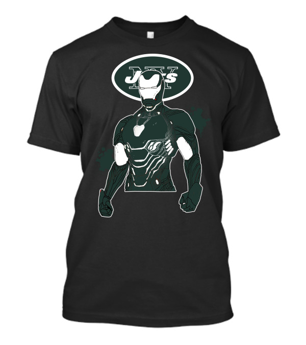 Iron Man New York Jets Mashup T-Shirt