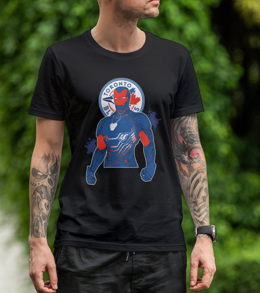 Iron Man Toronto Blue Jays Mashup T-Shirt