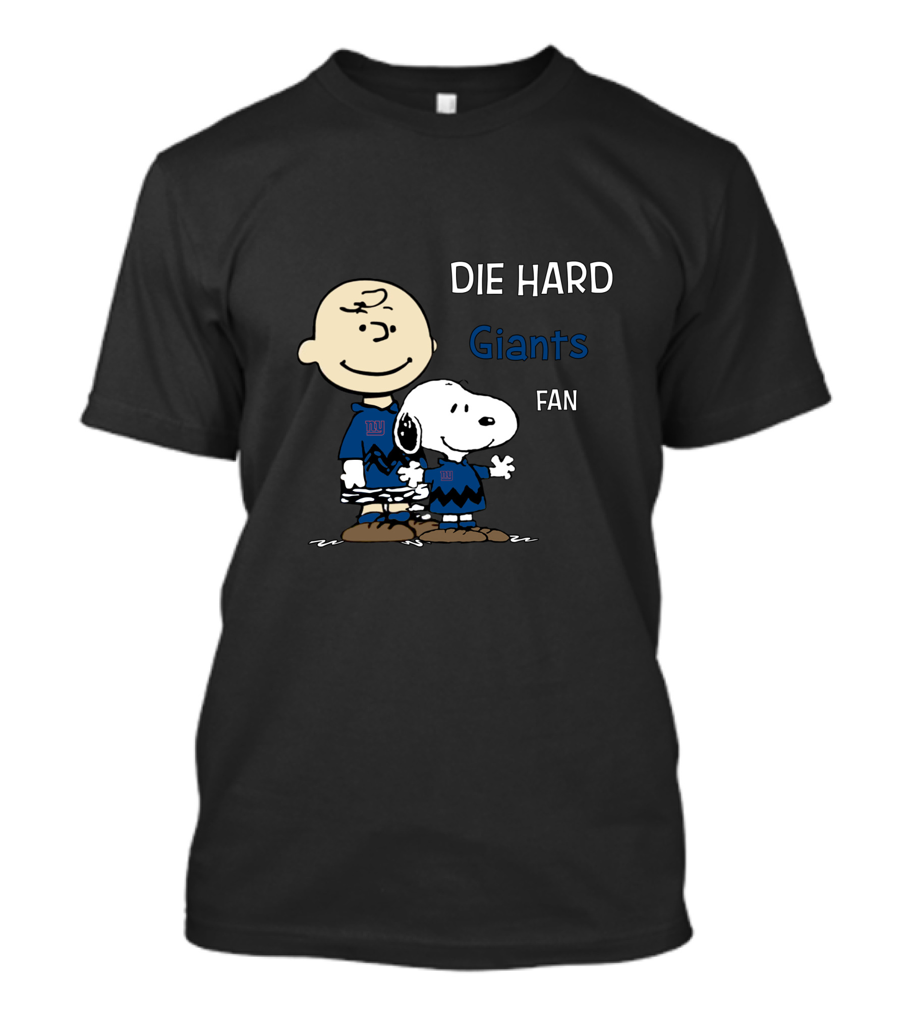 DIE HARD Giants FAN Snoopy And Charlie Brown T-Shirt