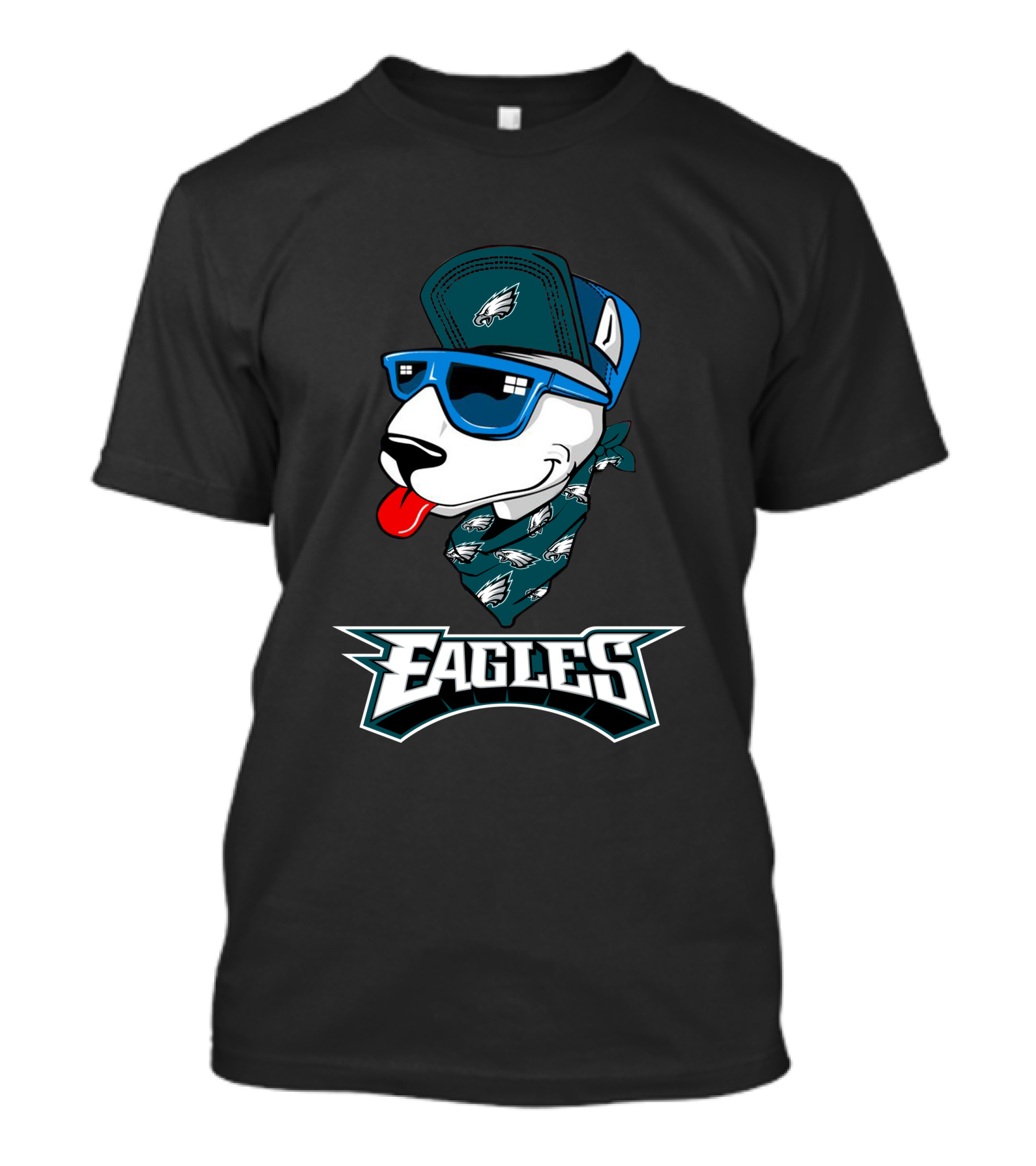 Eagles Bull Terrier Cool Dog Philadelphia Fan Merch T-Shirt