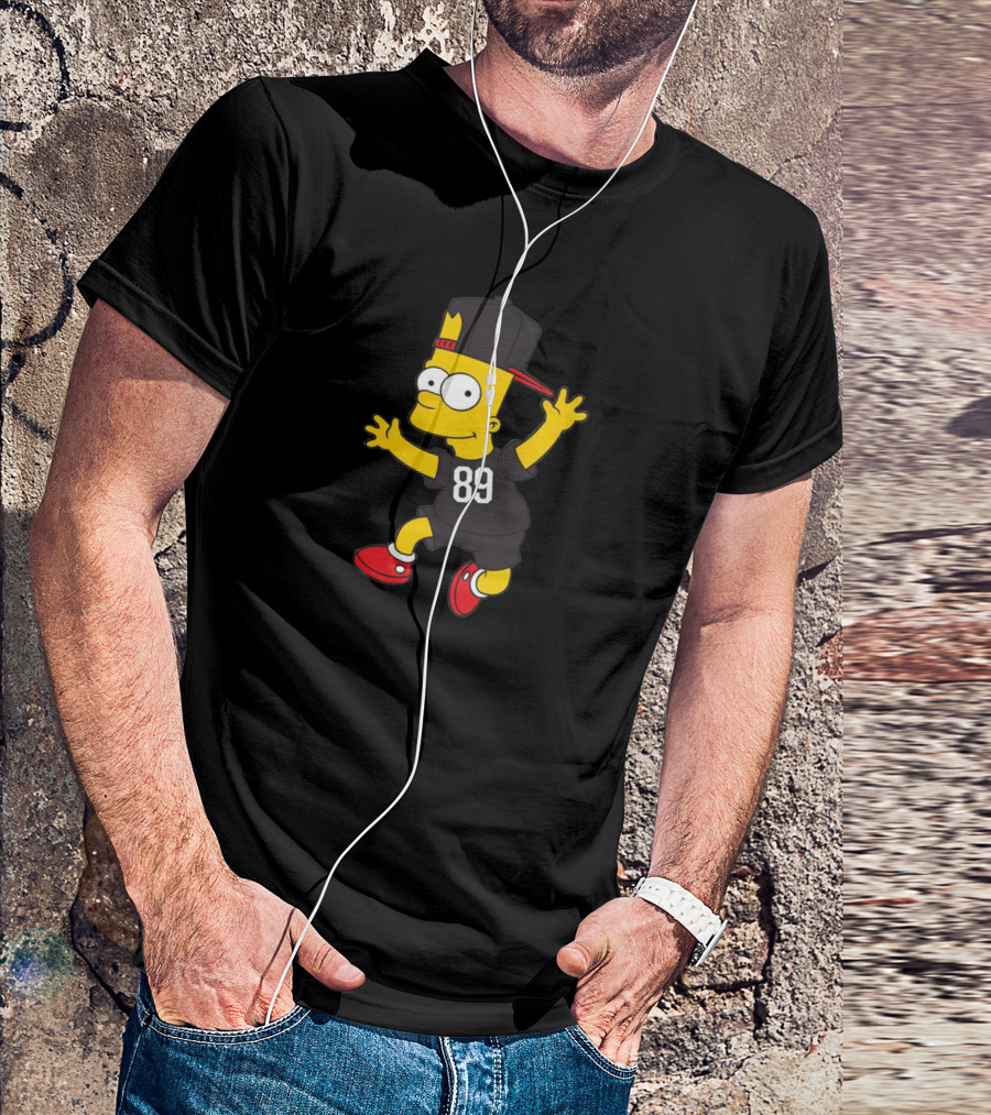 Bart Simpson Hip Hop Style T-Shirt