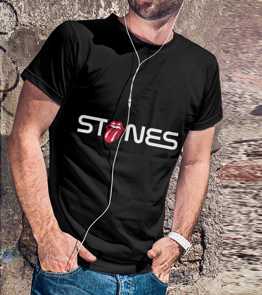Charlie Watts Rolling Stones Tongue Logo Stones T-Shirt