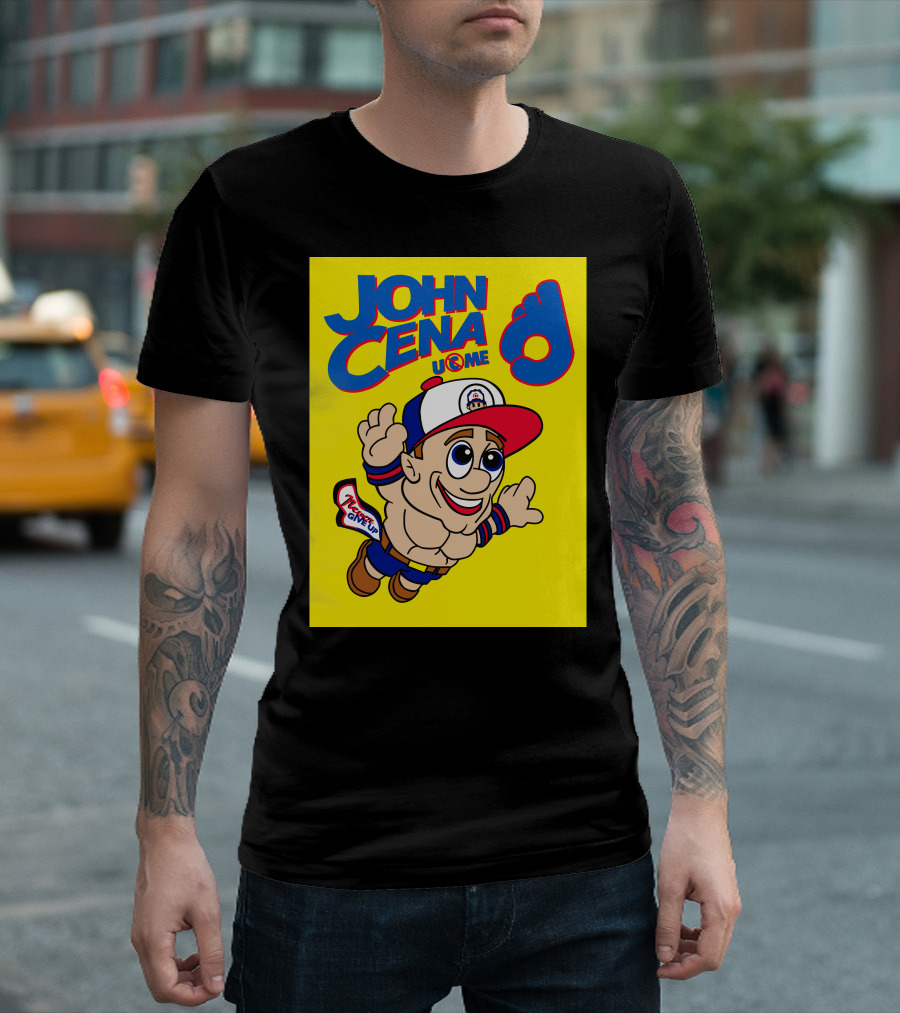 JOHN CENA NEVER GIVE UP U C ME Mario T-Shirt