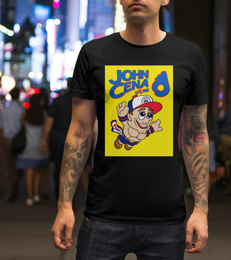 JOHN CENA NEVER GIVE UP U C ME Mario T-Shirt