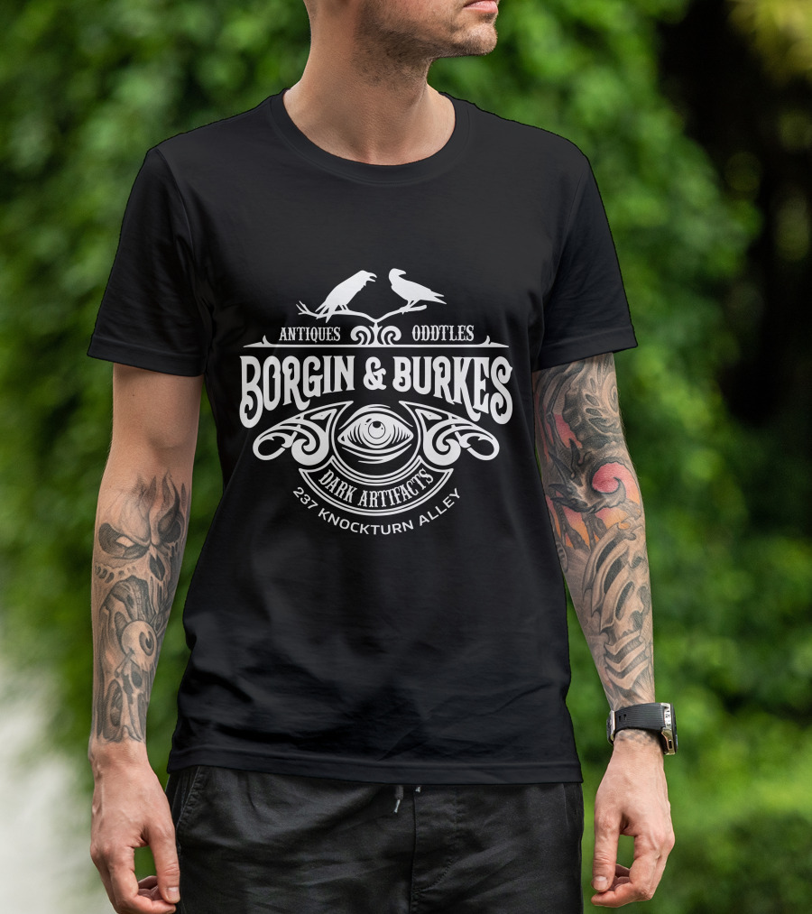Borgin And Burkes Antiques Oddities Dark Artifacts 237 Knockturn Alley T-Shirt