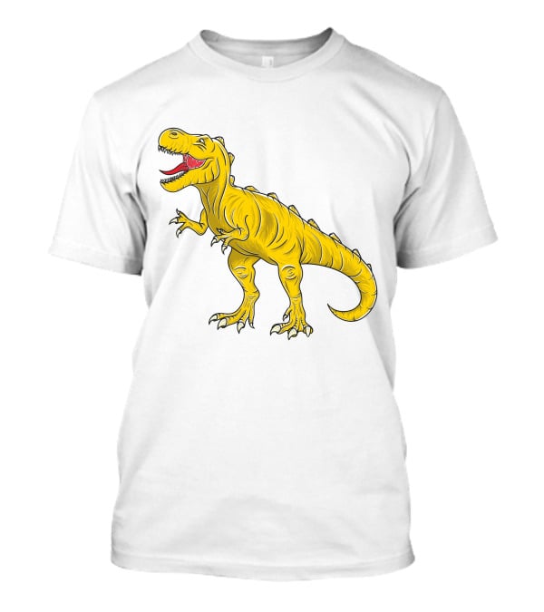 Yellow Dinosaur Tyrannosaurus Rex T-Shirt