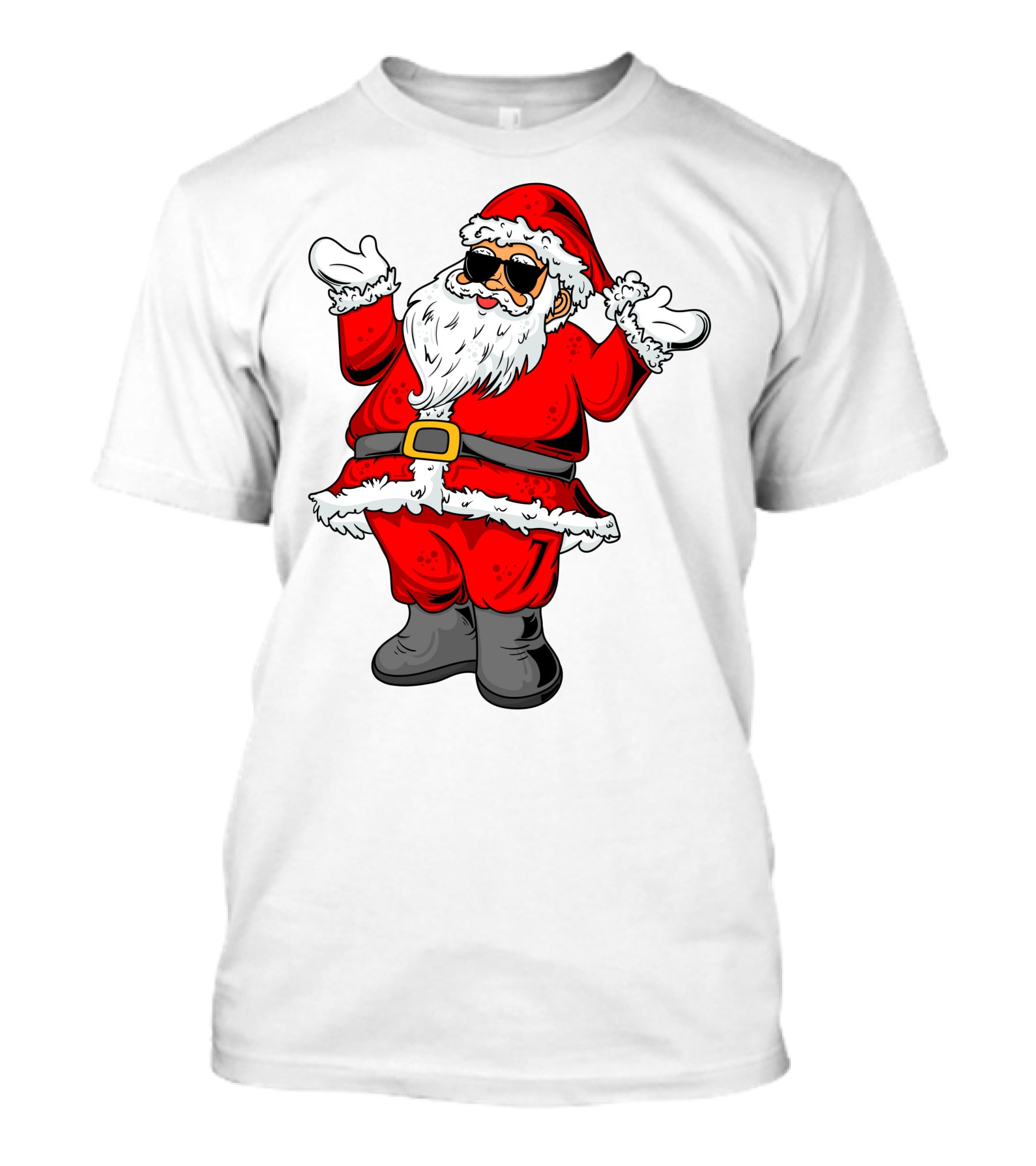 Santa Claus Wearing Cool Shades T-Shirt