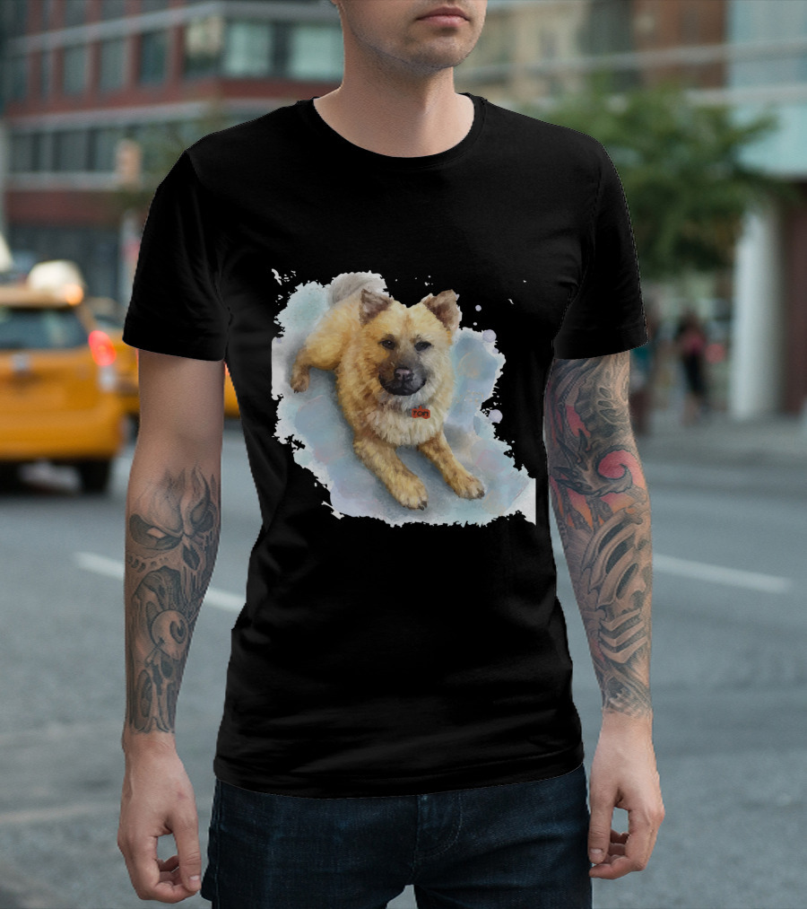 Watercolor Puppy Zen T-Shirt