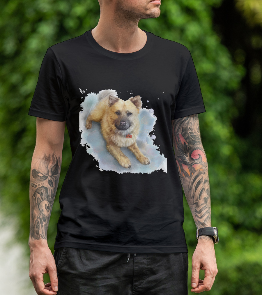 Watercolor Puppy Zen T-Shirt