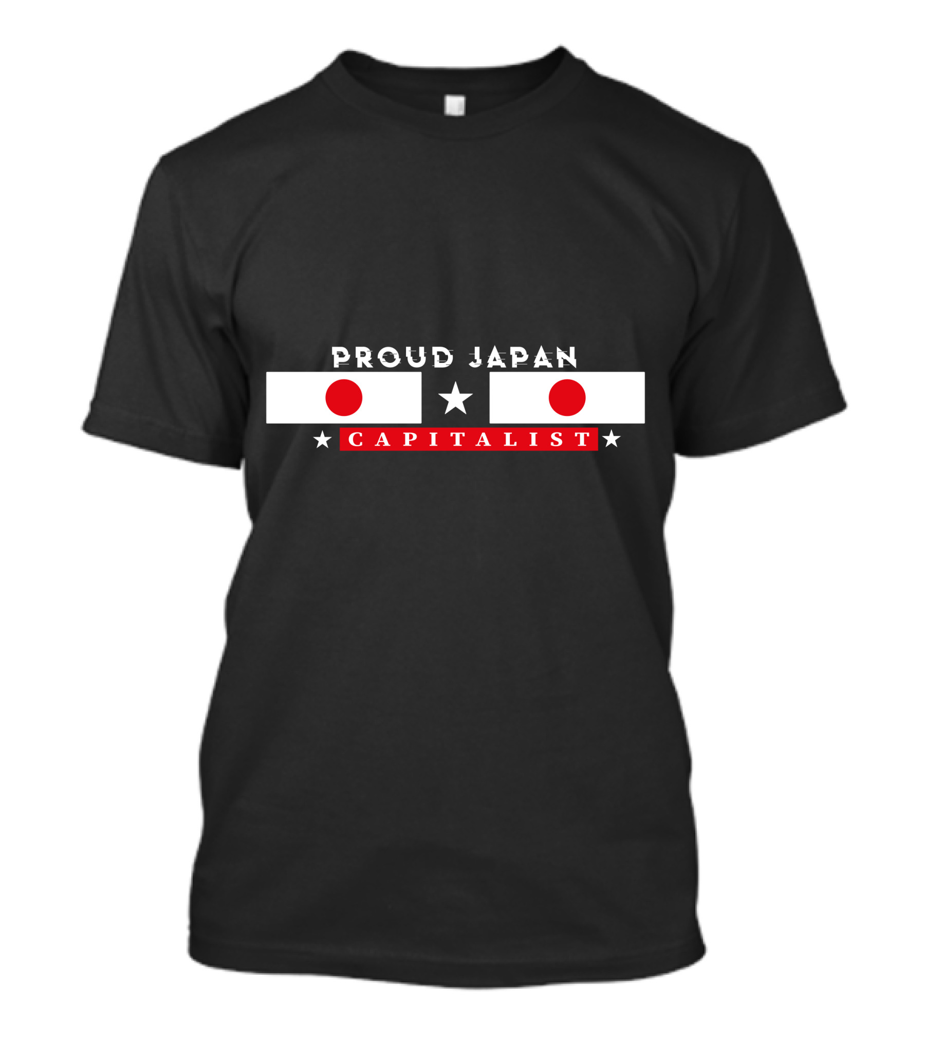 Proud Japan Capitalist Red Circle Star T-Shirt