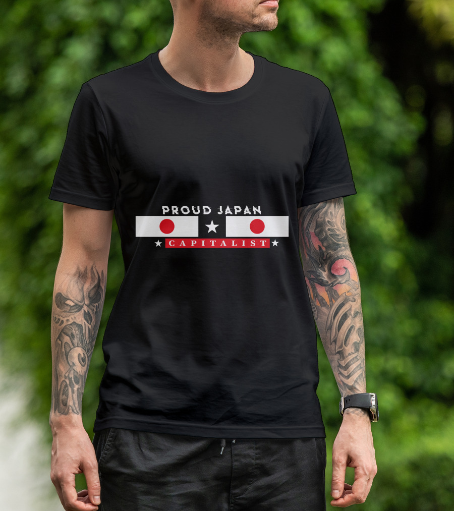 Proud Japan Capitalist Red Circle Star T-Shirt