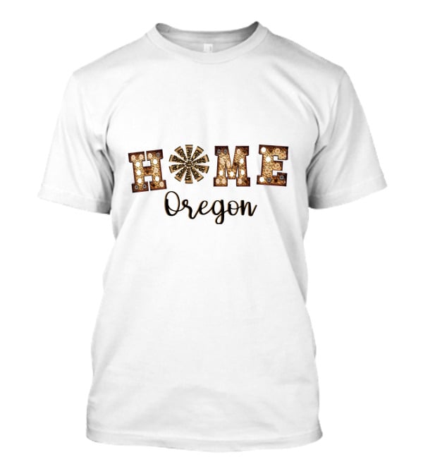 Rusty Vintage Home Oregon Lights T-Shirt