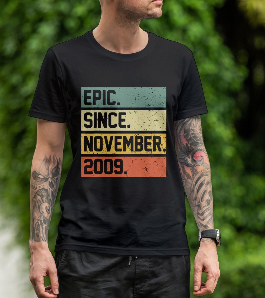 Epic Since November 2009 Retro T-Shirt