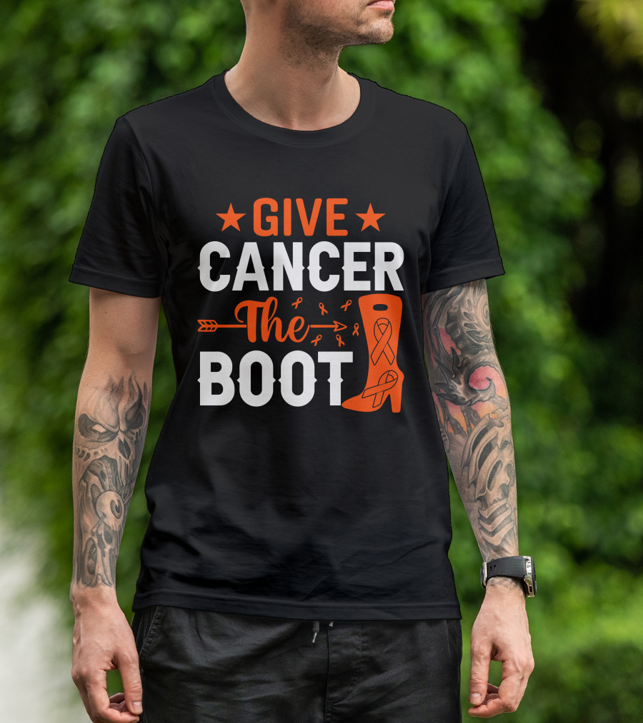 Give Cancer The Boot T-Shirt